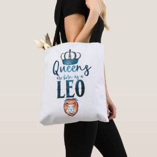 Tote Bag Les reines naissent comme un signe du zodiaque LEO