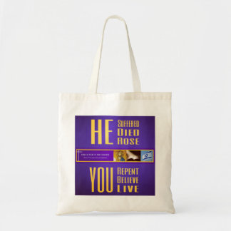 Tote Bag Les signes bibliques ITH "IL est mort - VOUS