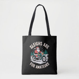 Tote Bag Les Soupirs Sont Pour Amateurs Noël Motorbike Bike