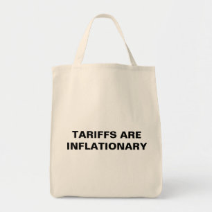 Tote Bag Les tarifs sont inflationnistesMC Épicerie Fourre-
