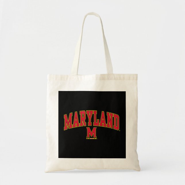 Tote Bag Les Terrapins Du Maryland Arch Sur Les Poux Offici (Devant)