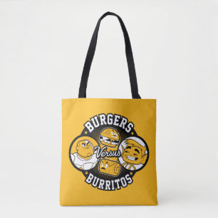 Tote Bag Les titans de l'adolescence vont ! hamburgers de  