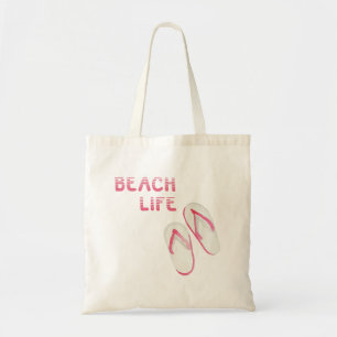 Tote Bag Les tongs de Beach Life