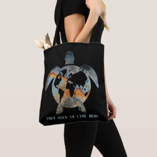 Tote Bag Les Tortues Qu'Ils Vivaient Ici Les Amateurs De To