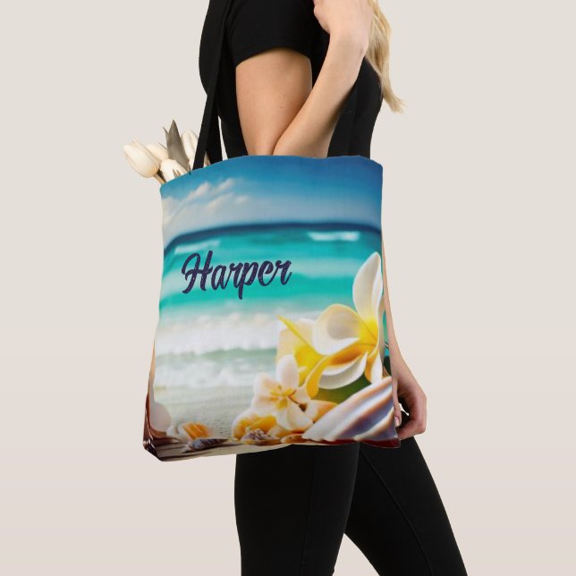 Tote Bag Les trésors de plage (De près)