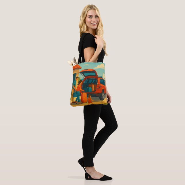 Tote Bag Les vacances c'est (Sur le modèle)