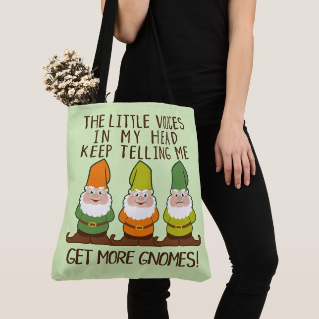 Tote Bag Les voix de Littles obtiennent plus de gnomes (De près)