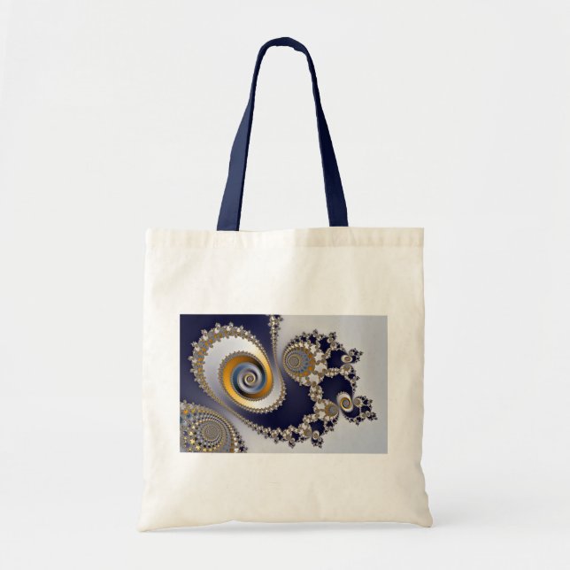 Tote Bag Les yeux dans le ciel - Fractal (Devant)