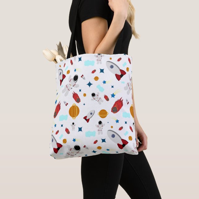 Tote Bag L'espace extra-atmosphérique pour enfants et Motif (De près)
