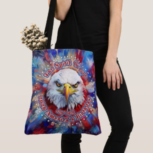 Tote Bag L'Esprit de 1776, 2026 L'aigle rouge de feu d'Amér