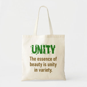 Tote Bag L'Essence De La Beauté - Citation D'Unité
