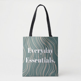 Tote Bag 'L'essentiel au quotidien' Moderne Minimaliste