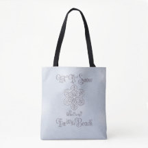 Let it Snow–Funny Christmas Beach Silver