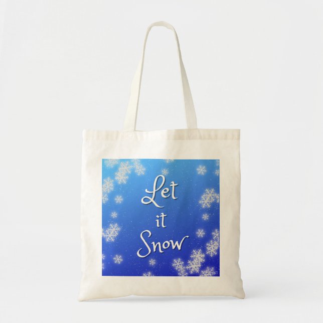 Tote Bag Let It Snow tote (Devant)