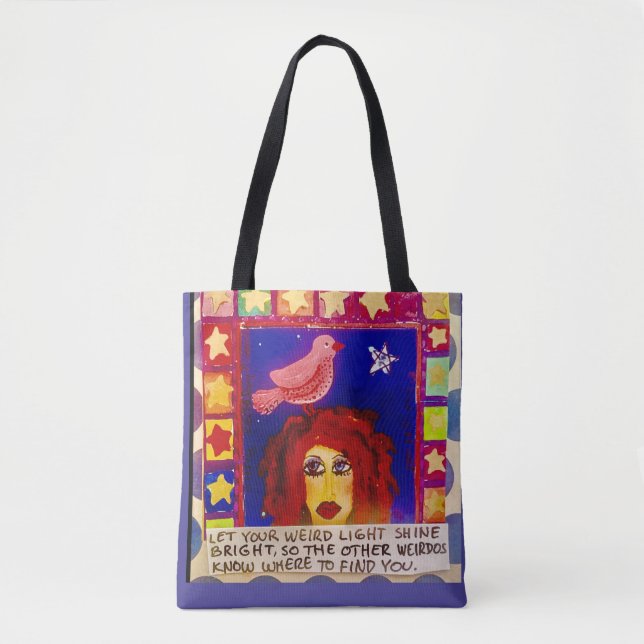 Tote bag- Let your light shine bright so the other Bag (Front)