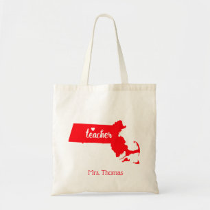 Tote Bag L'état du Massachusetts a personnalisé le