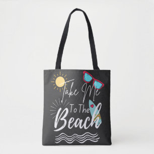Tote Bag L'Été Emmenez-Moi À La Plage