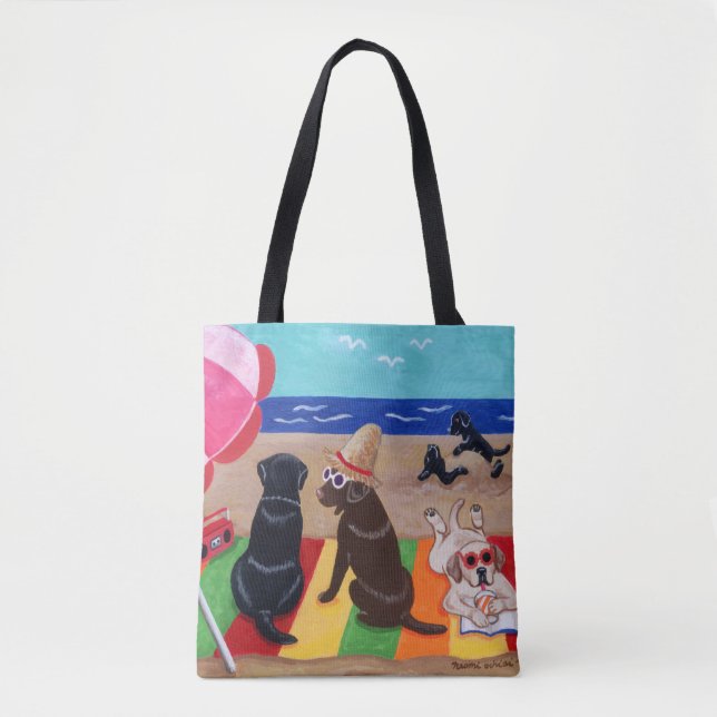 Tote Bag L'été, les ateliers de Breeze peignent Fourre-tout (Devant)