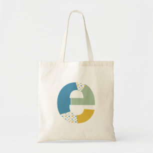 Tote Bag Lettre Abstraite moderne E Monogramme initial
