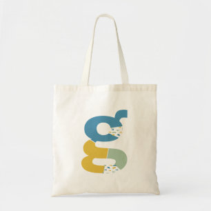 Tote Bag Lettre Abstraite moderne G Monogramme initial