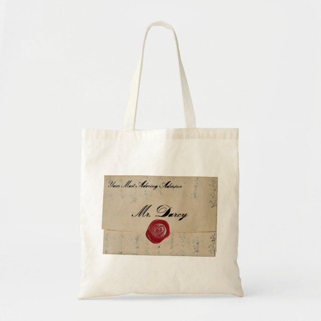 Tote Bag Lettre d'amour de M. Darcy Fourre-tout (Devant)