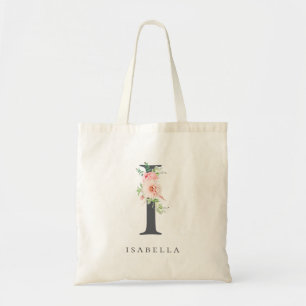 Tote Bag LETTRE FLORALE BOURSE Sauvage I MONogramme