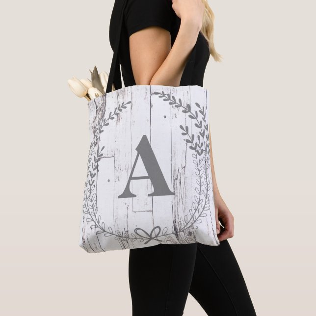 Tote Bag LETTRE MONOGRAPHIQUE DE L'AGRICULTURE rustique EN  (De près)