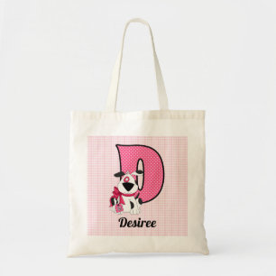 TOTE BAG LETTRE MONOMOBILE D CHIEN ENFANTS