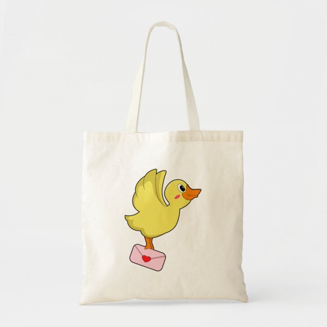 TOTE BAG LETTRE PORTEFEUILLE DE CANARD (Devant)