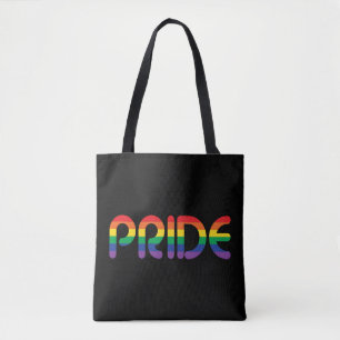 Tote Bag Lettres de ballon Rainbow Pride