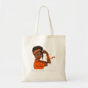 Tote Bag Leucémie Guerrier Indestructible Cancer Survivant