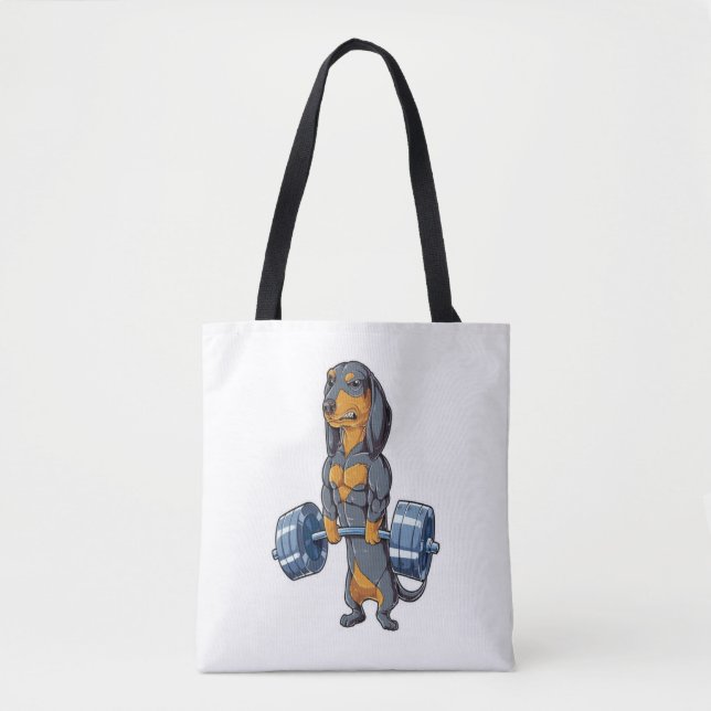 Tote Bag Levage de poids à la coque (Devant)