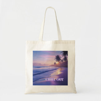 Tote Bag Lever de soleil sur le rivage - Fourre-tout sans m