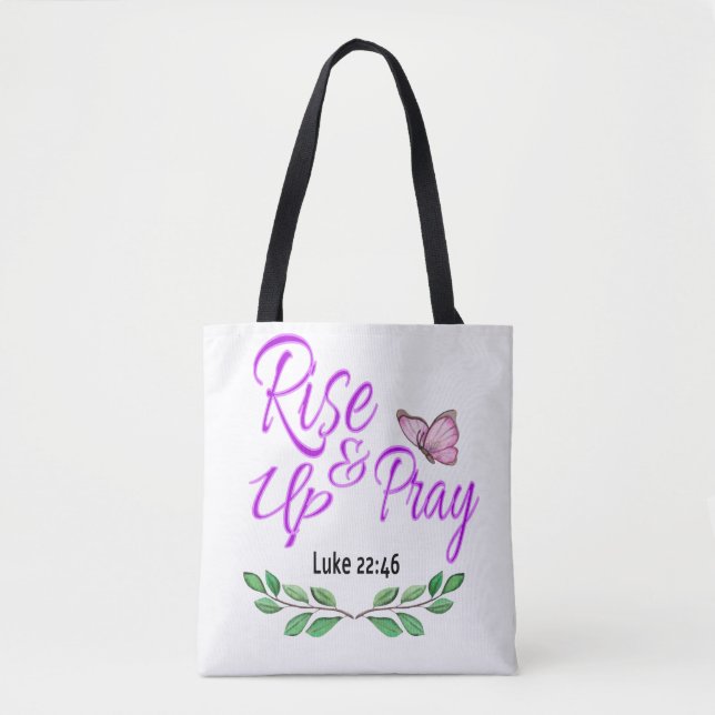 Tote Bag Levez-vous et priez (Devant)