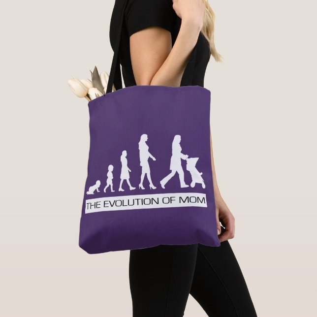 Tote Bag L'évolution de maman | Drôle cadeau de la Fête des (De près)
