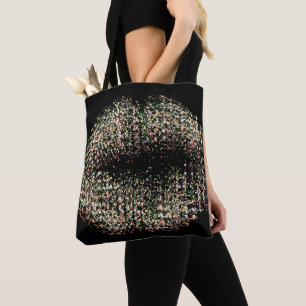 Tote Bag Lèvres d'art Abstrait modernes #9
