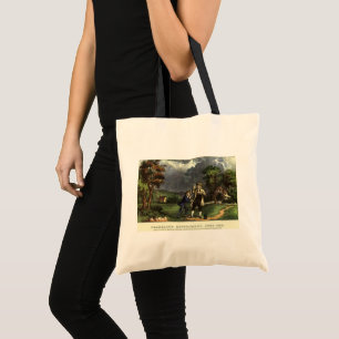 Tote Bag L'expérience du cerf-volant et de la foudre de Ben
