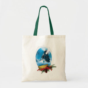 Tote Bag L'Express polaire   Arrivée du train encadré de 