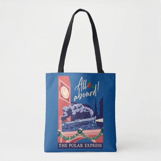 Tote Bag L'Express Polaire - Tout À Bord ! (Devant)