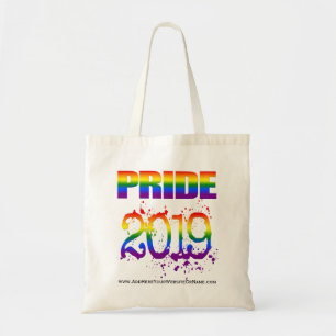 Tote Bag LGBT Arc-en-ciel couleurs Texte LGBTQ Gay pride 20