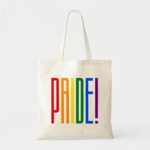 Tote Bag LGBT Gay pride Rainbow Typography LGBTQ Support