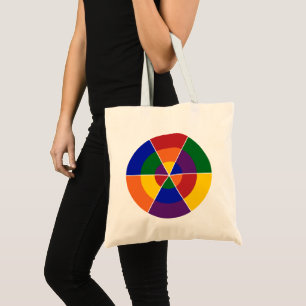 Tote Bag LGBT Pride moderne géométrique Arc-en-ciel