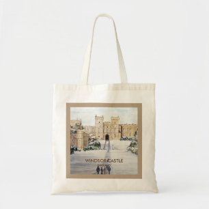 Tote Bag L'hiver au château de Windsor par Farida Greenfie