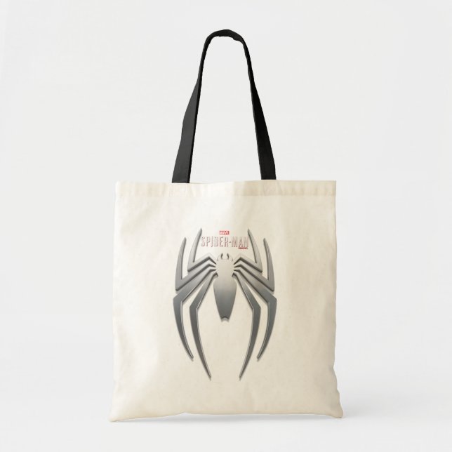 Tote Bag L'homme-araignée de Marvel | Emblème d'araignée mé (Devant)