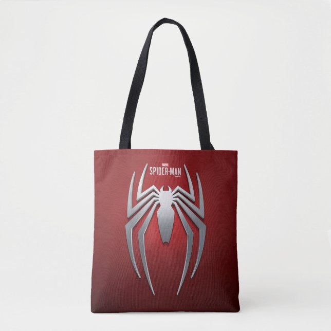Tote Bag L'homme-araignée de Marvel | Emblème d'araignée mé (Devant)