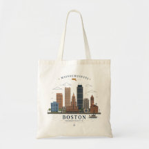 L'horizon de Boston Massachusetts Souvenir de voya