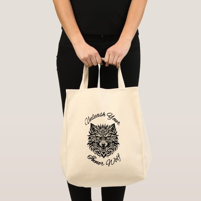 Tote Bag Libérez votre loup intérieur (Devant (produit))