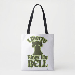 Tote Bag Liberty Rings My Bell Amusante Design touristique