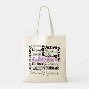 Tote Bag Libra Zodiac Horoscope Astrologie Traits Collage
