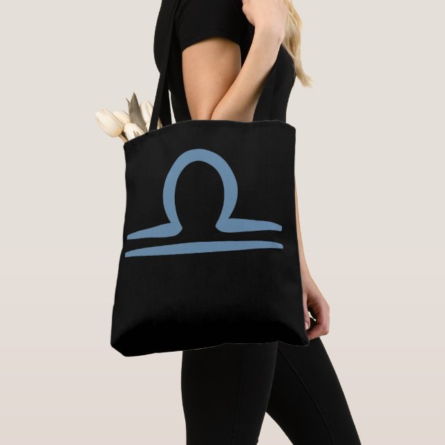 Tote Bag LIBRA Zodiac Septembre Octobre Anniversaire Astrol (De près)